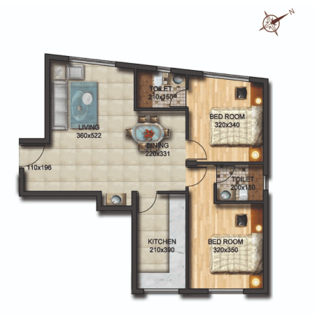 Apartments in cyberpark Calicut